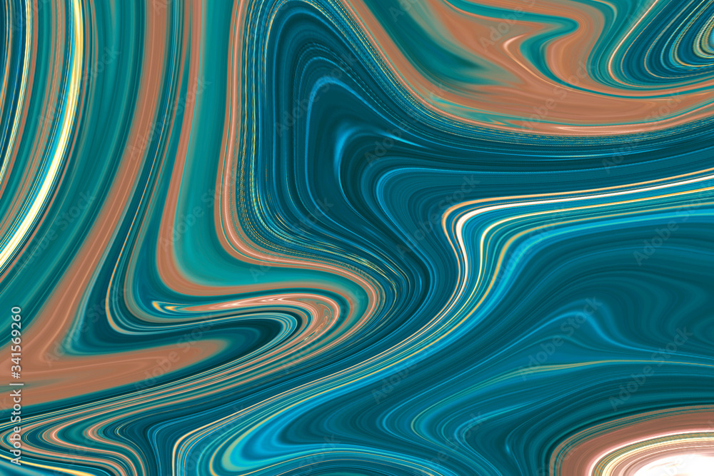 Blue fluid texture background