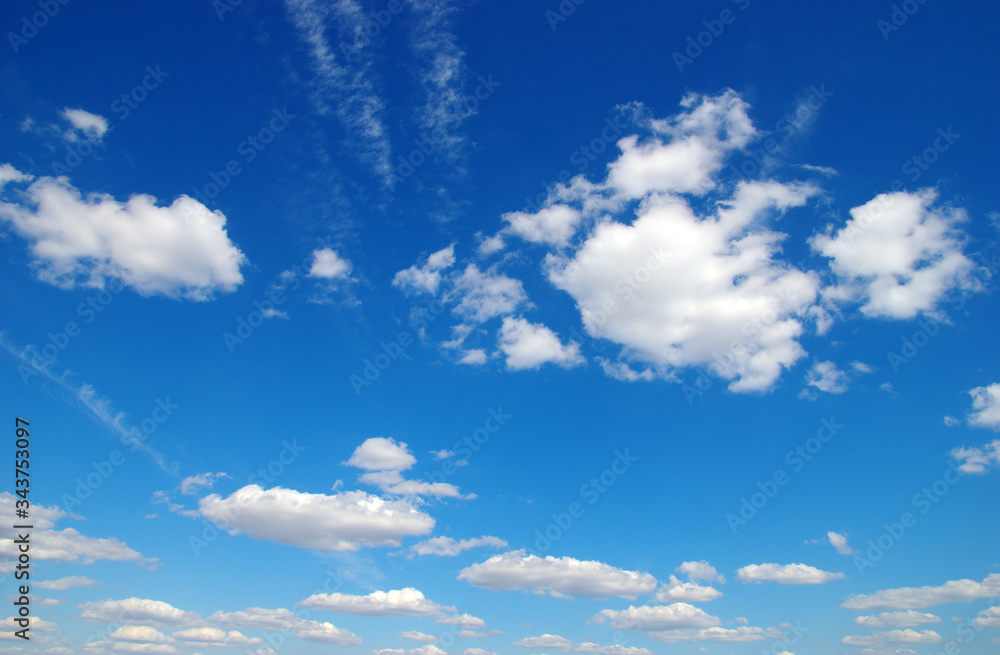  sky and white clouds