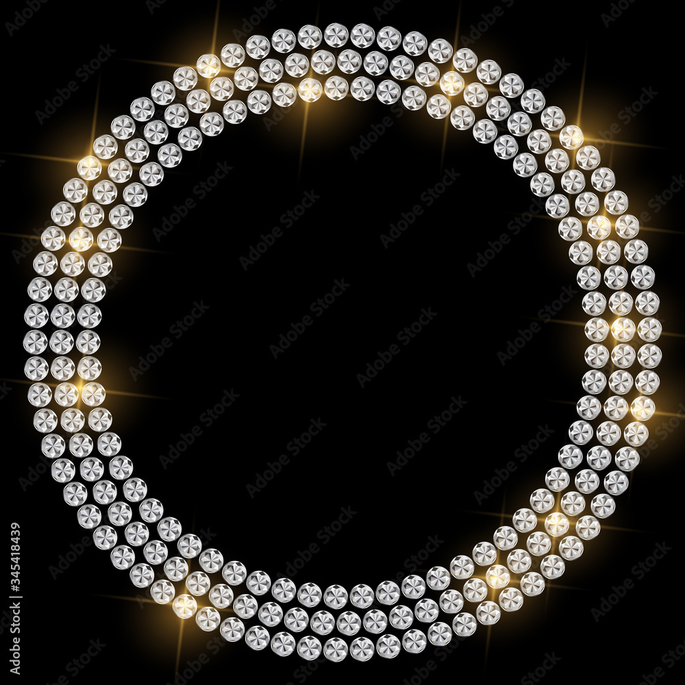 Abstract Luxury Black Diamond Background Vector Illustration