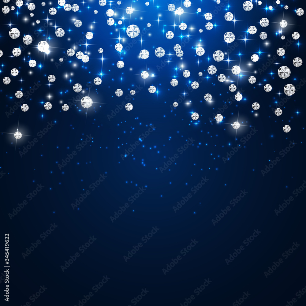 Abstract Luxury Black Diamond Background Vector Illustration