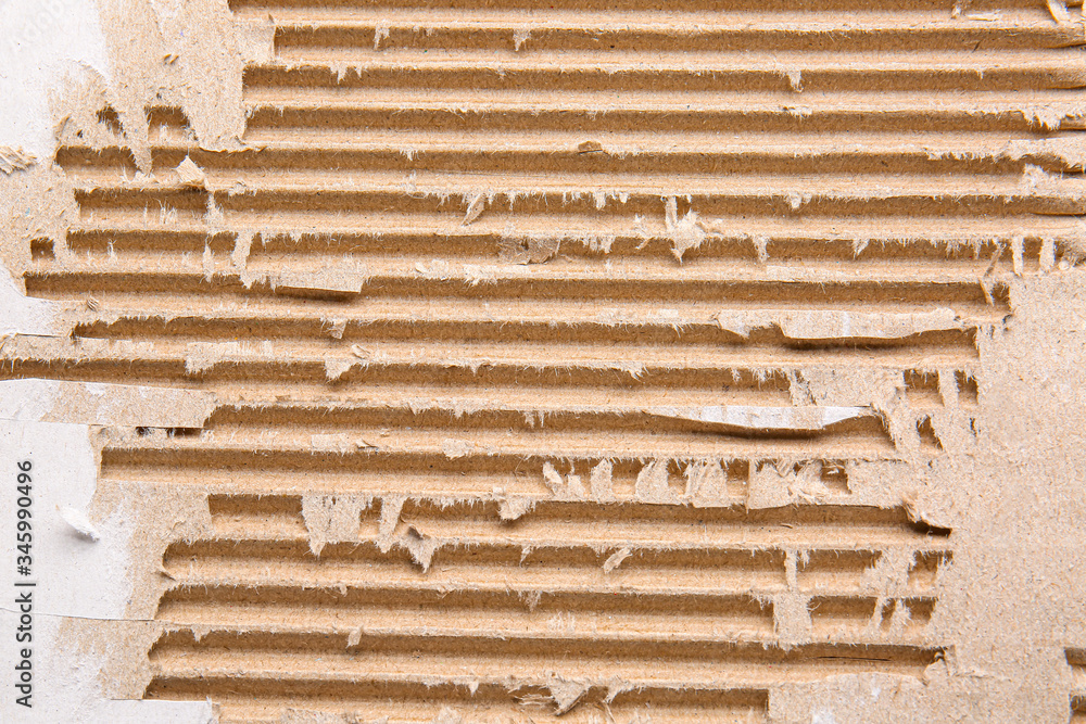 Texture of cardboard paper, closeup