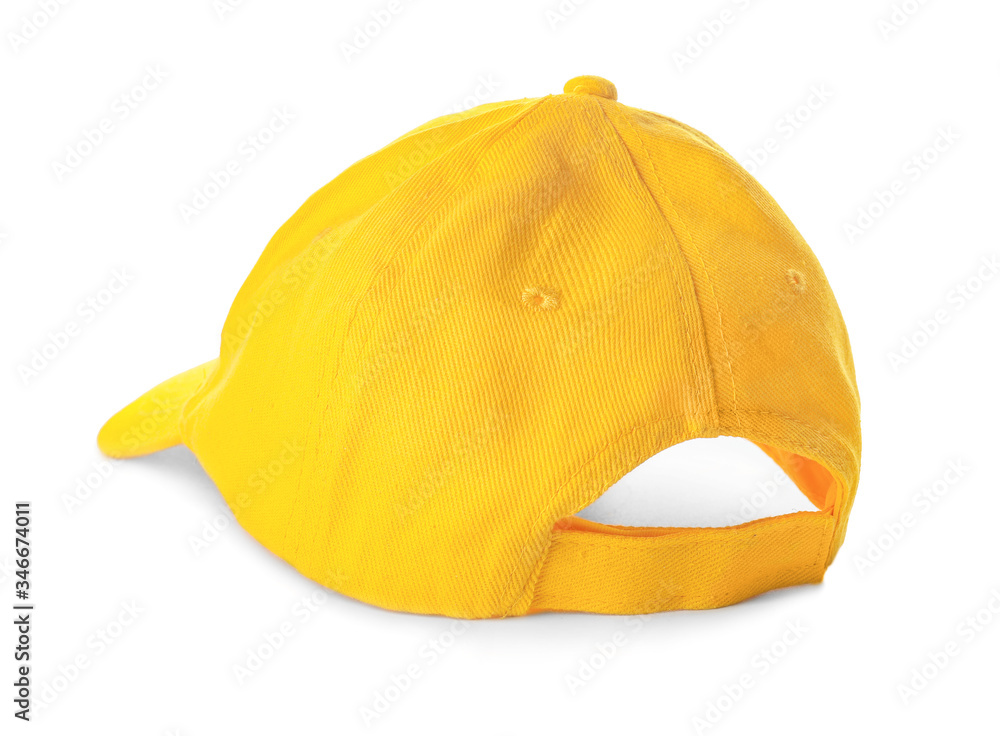 Blank cap on white background