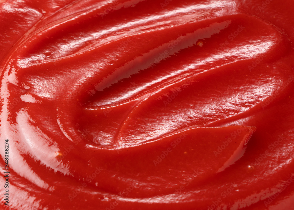 Wave of ketchup on the entire screen