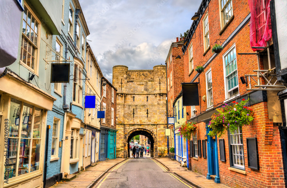 Bootham Bar, a gateway in York, England