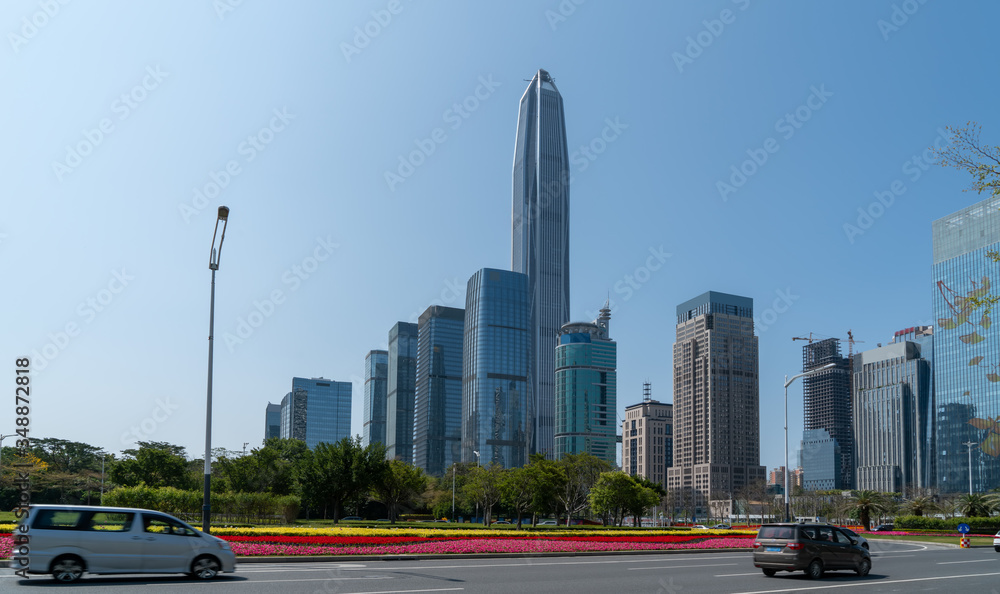 Chinese style building eaves and Diaolianghuadong