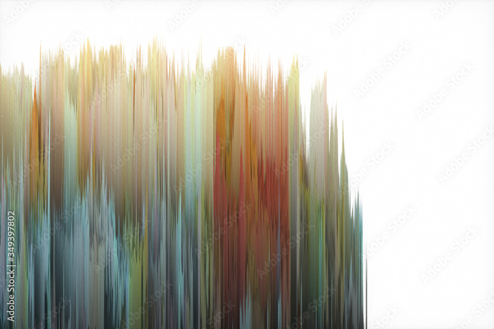 Colorful gradient pigment design pattern, 3d rendering.