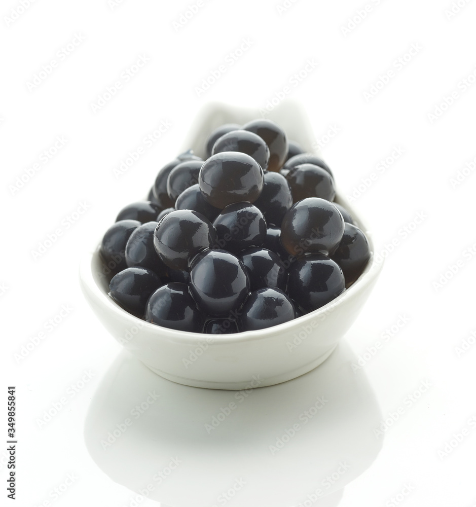 black tapioca pearls for bubble tea