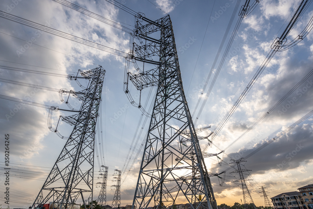 high voltage tower