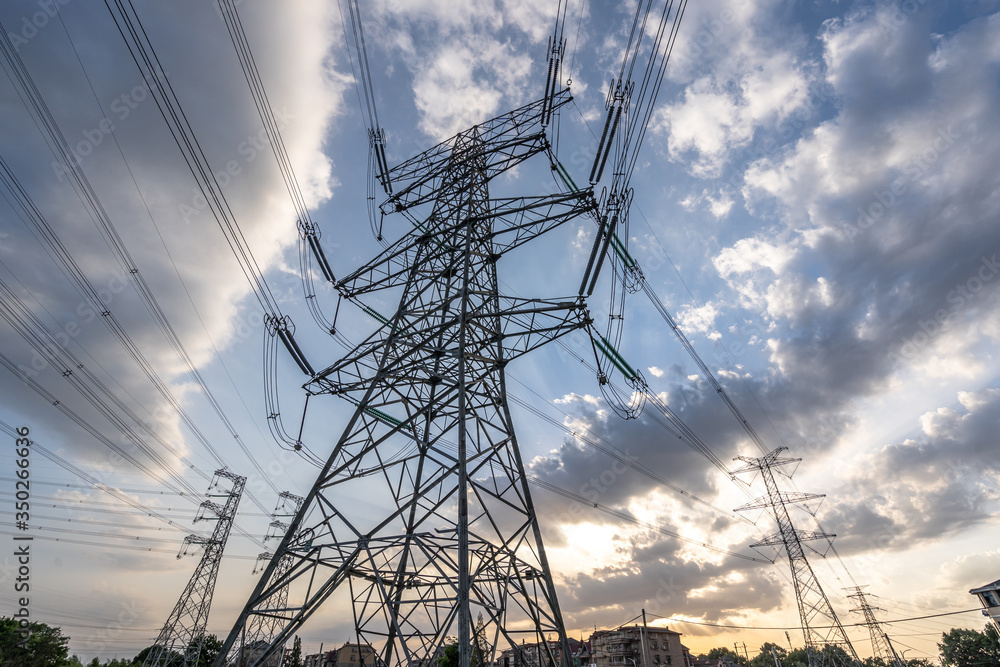 high voltage tower