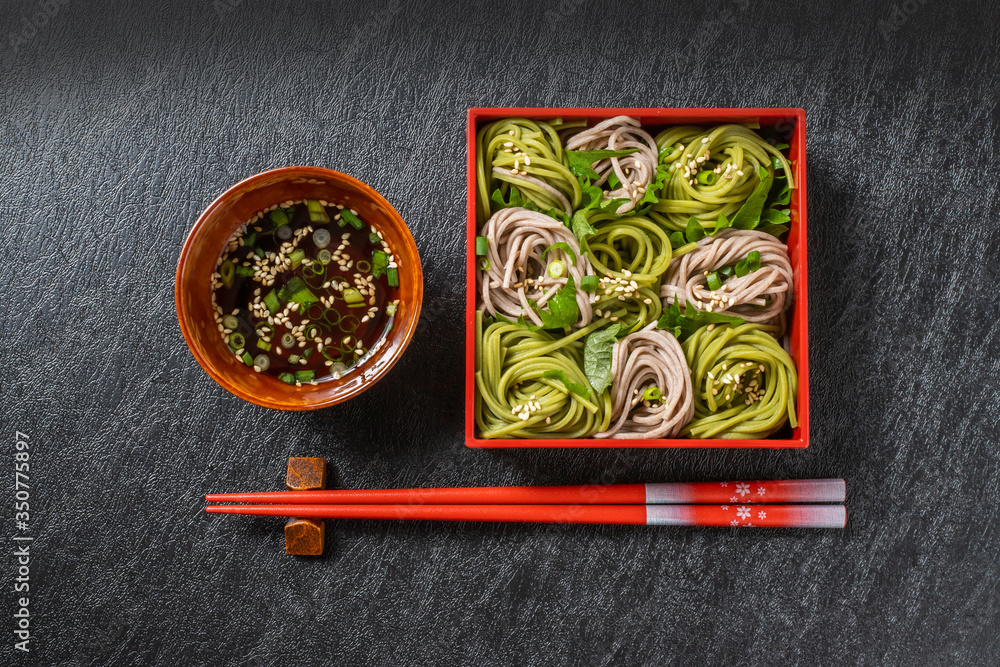 日本そば　折詰　Japanese noodles(soba)