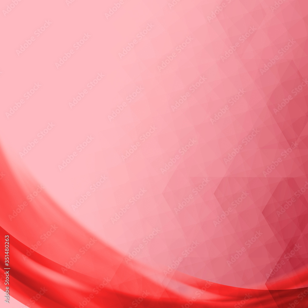 Ombre red mosaic textured background illustration