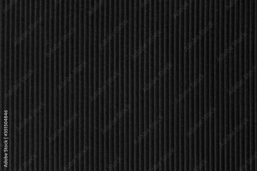 Black corduroy textured background