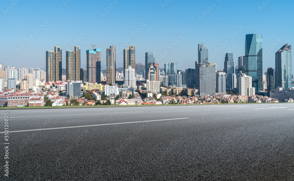 城市道路与建筑景观