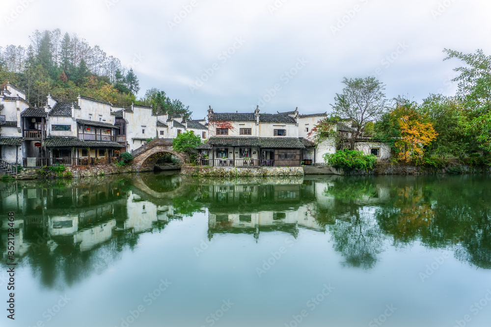 黄山古村落的自然景观……