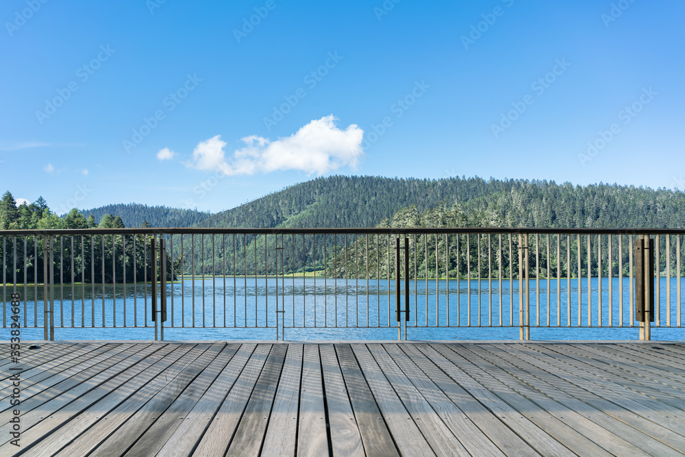 lake scene at park