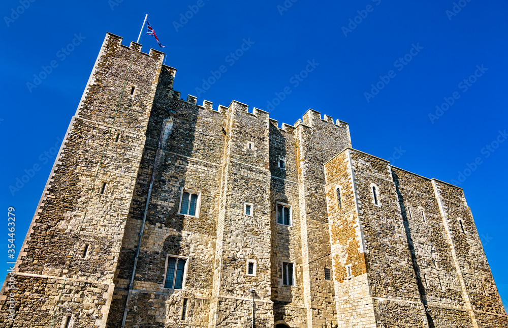 Henry II Great Tower of Dover Castle in Kent - England, UK