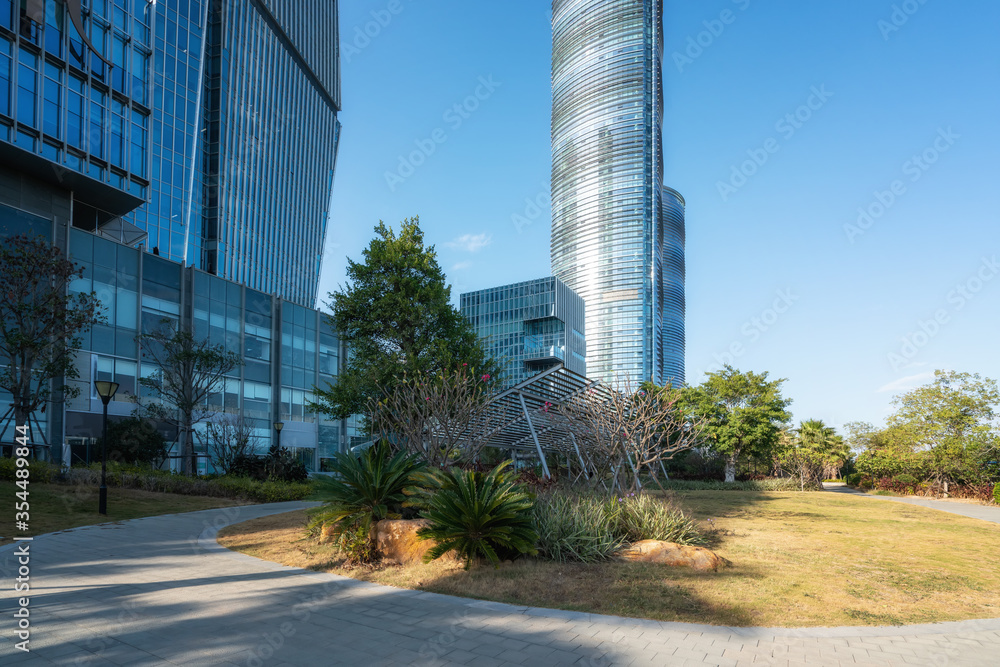 高层建筑与街景