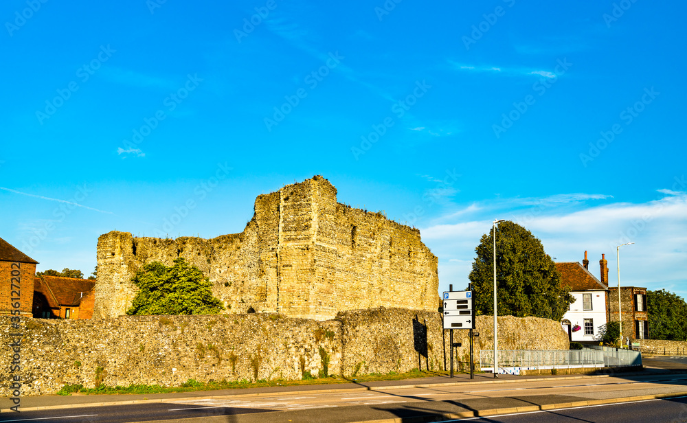 Canterbury Castle in Kent, England