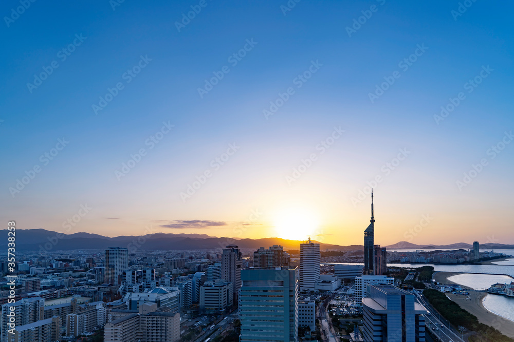 都市風景　福岡市　