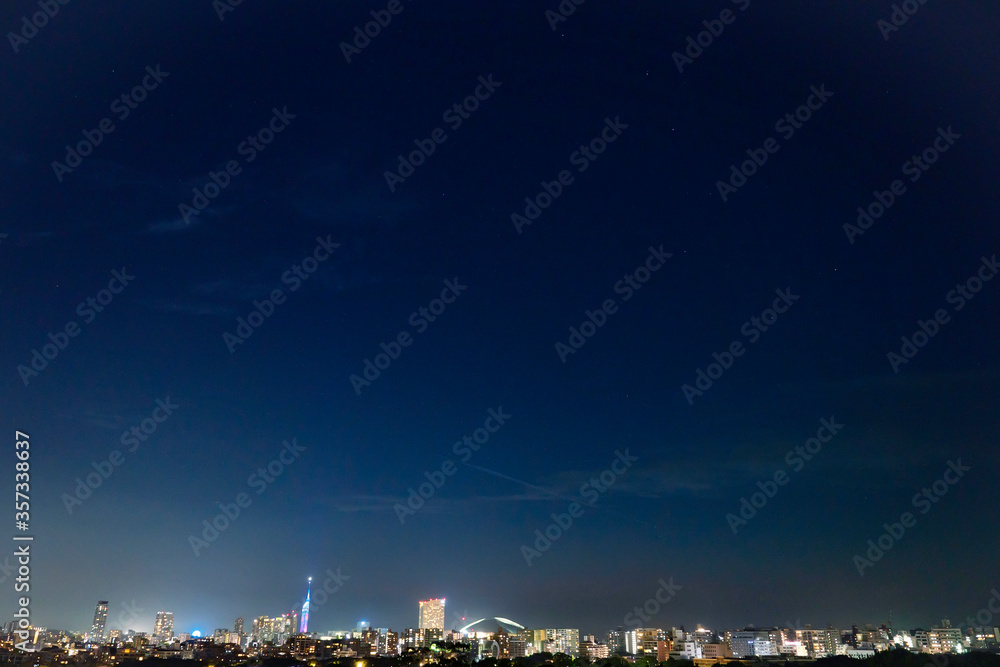 都市風景　福岡市　夜景