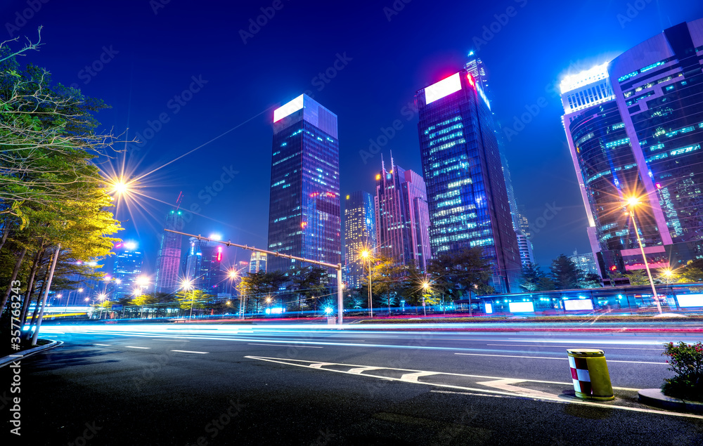 The road in the city of shenzhen,china