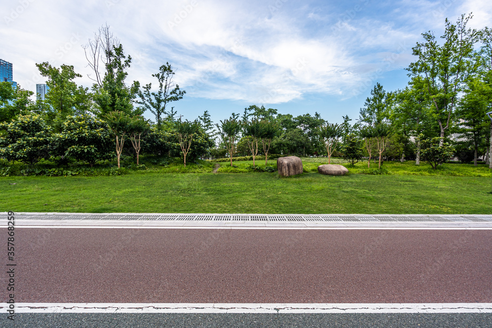 road in park