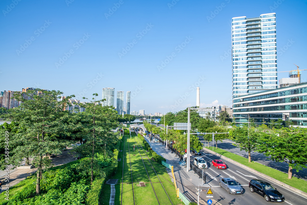 中国广州城市景观