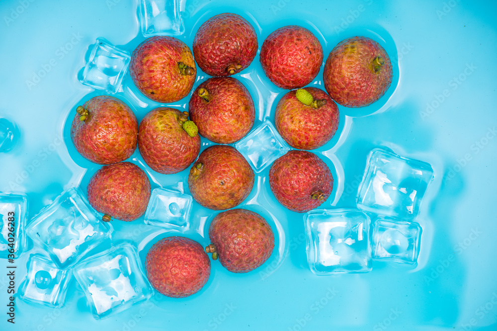 Litchi Fried with fresh glutinous rice paste