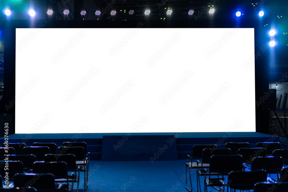 empty cinema auditorium