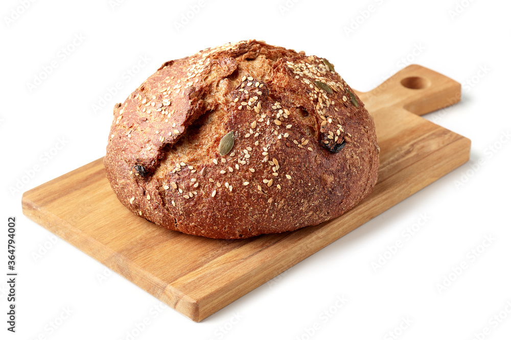 freshly baked artisan bread