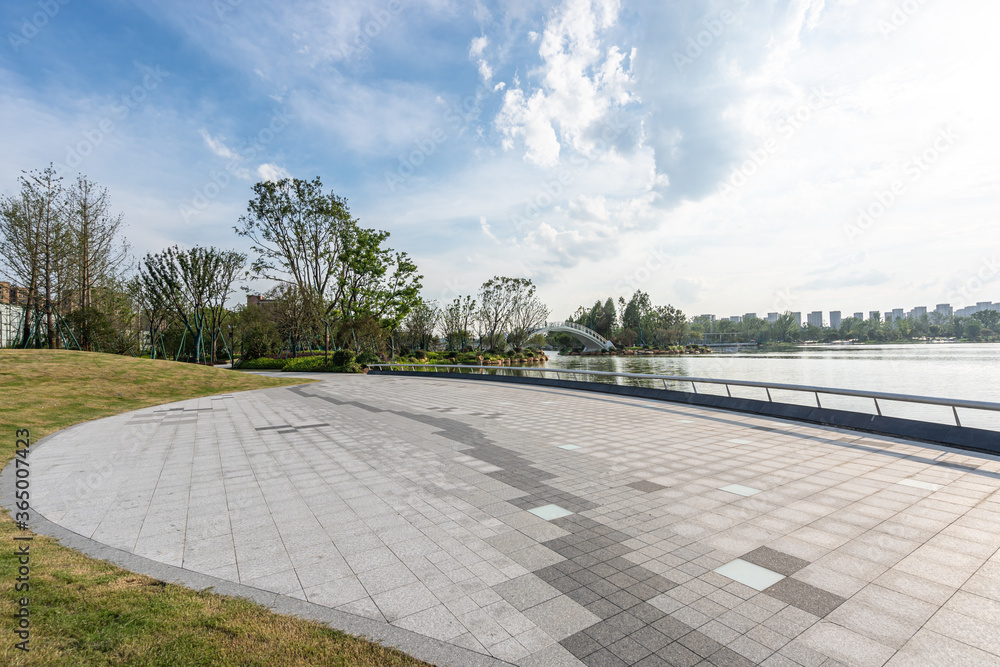 road in park