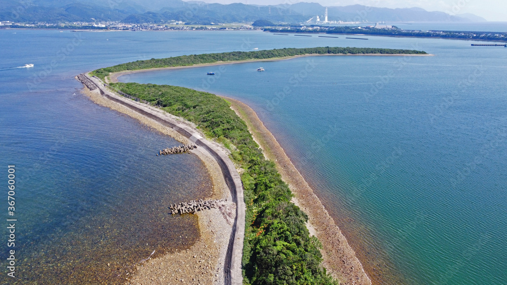 曲崎の空撮