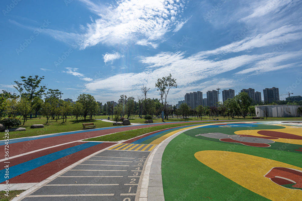 城市公园道路