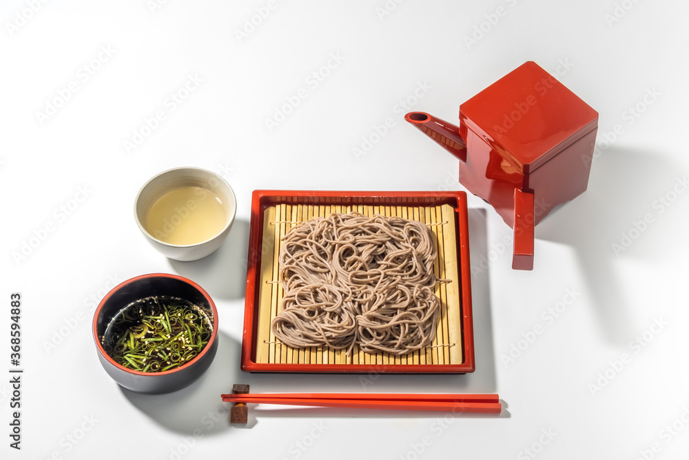 日本そば　Japanese noodles(soba buckwheat noodle)