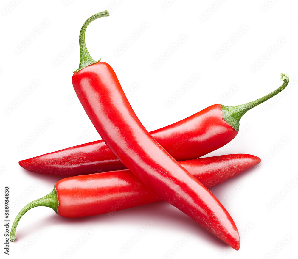 Chili isolated on white background