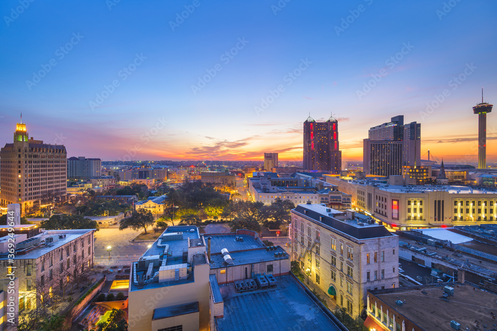 San Antonio, Texas, USA Skyline