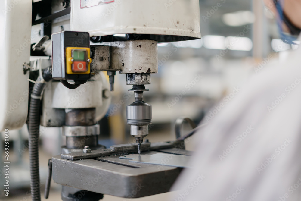 worker working in factory