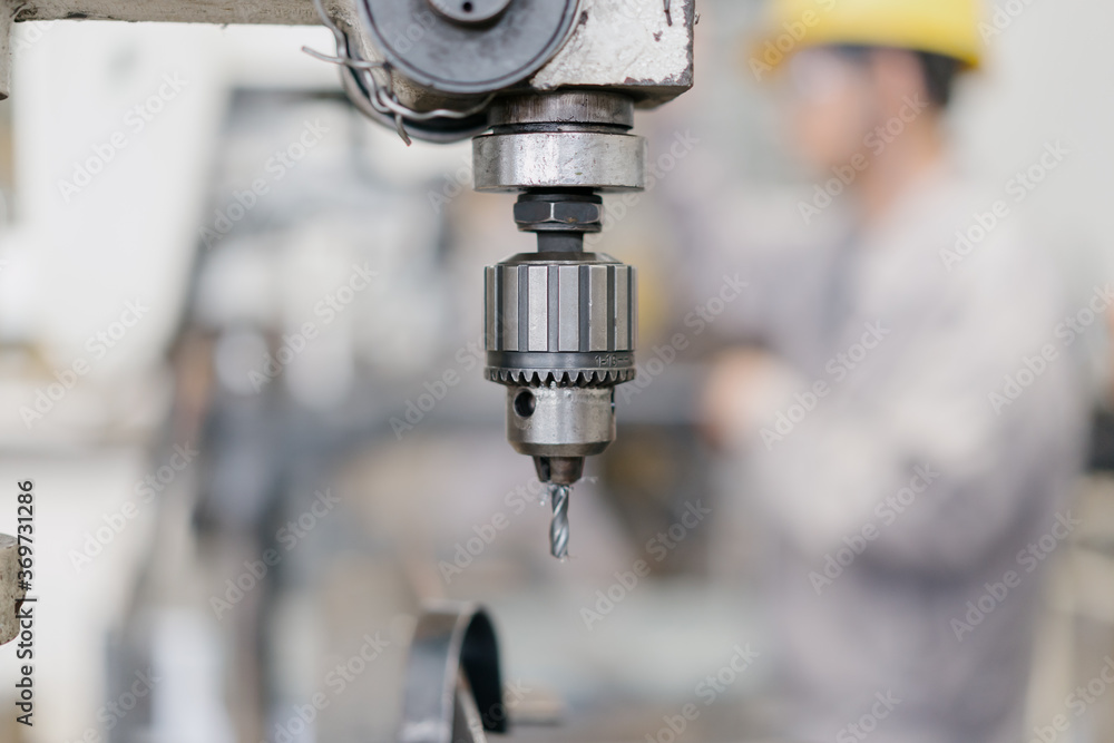 worker working in factory