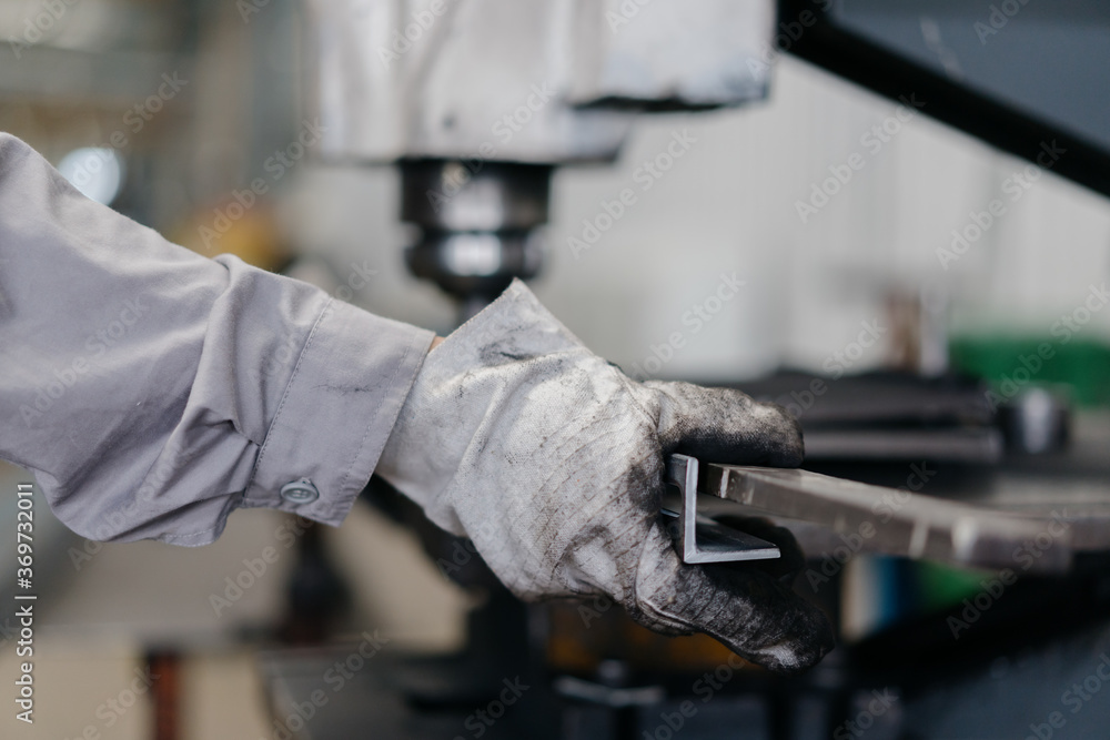 worker working in factory	