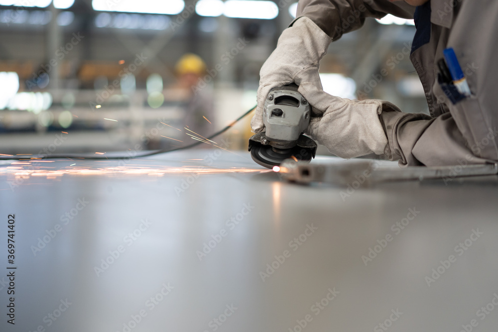 worker working in factory	