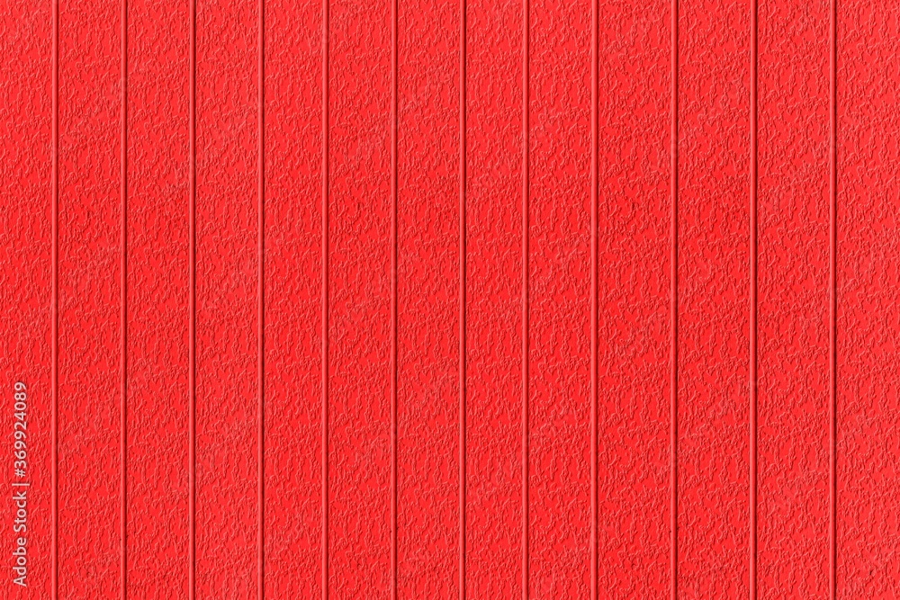 Red Corrugated metal background and texture surface or galvanize steel