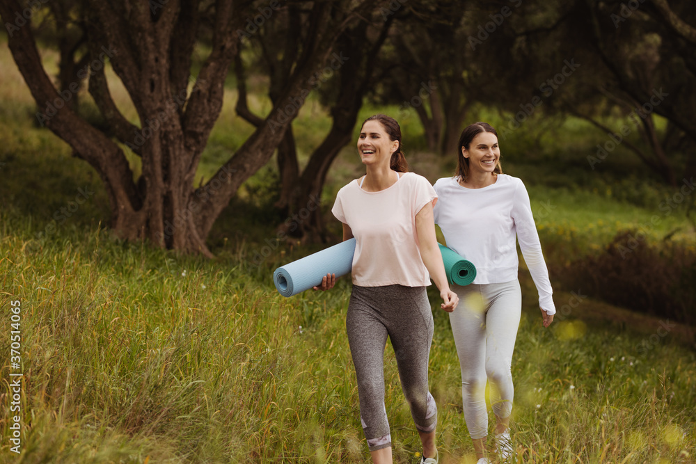 Outdoor fitness and yoga