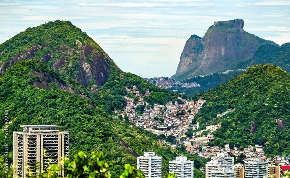 巴西里约热内卢Morro dos Cabritos的Favela