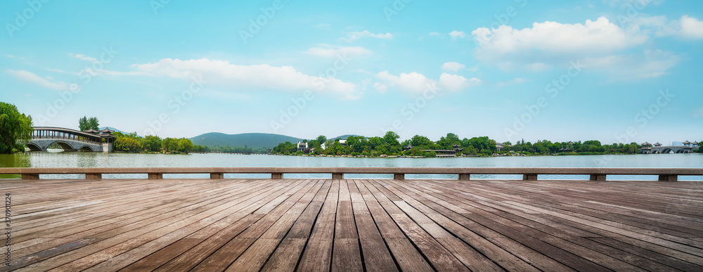 徐州玉龙湖的美丽景观