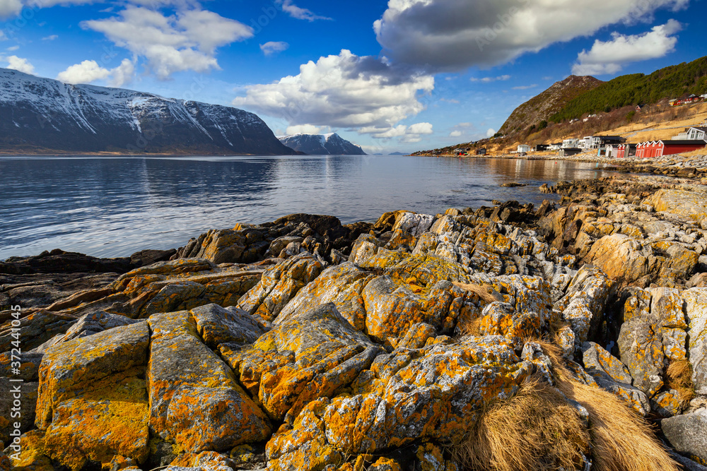 挪威峡湾西海岸线美景