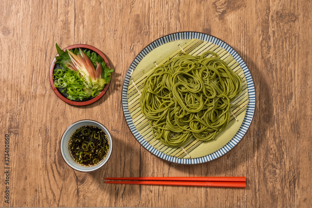 日本そば　Japanese noodles(soba buckwheat noodle)