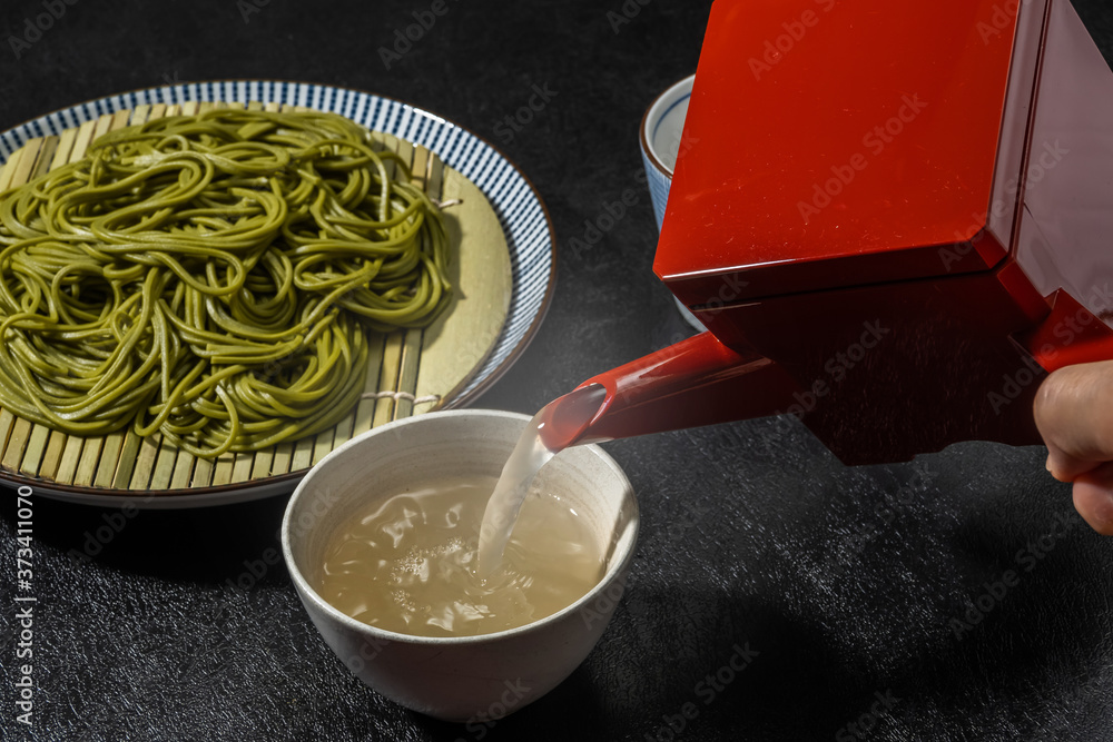 日本そば　Japanese noodles(soba buckwheat noodle)