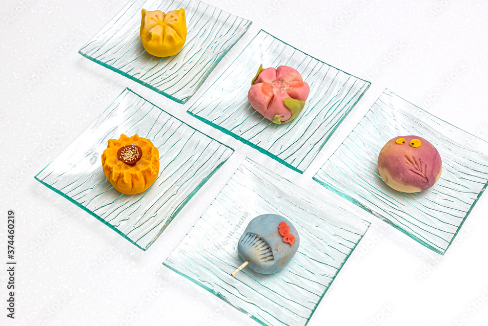 和菓子　Japanese culture Japanese sweets for tea