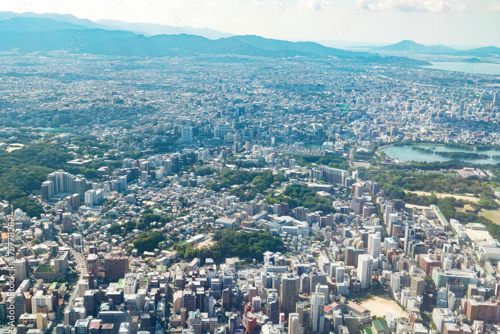 福岡市の街並み