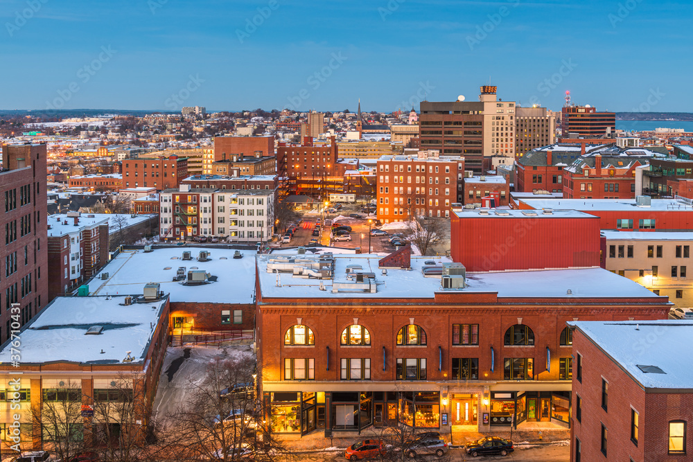 Portland, Maine, USA Downtown